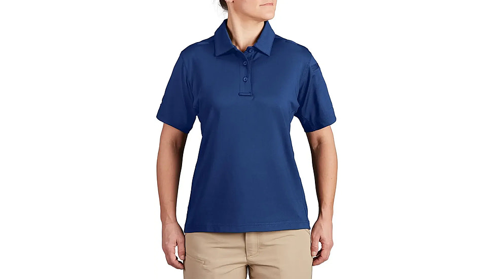 Propper EdgeTec Short Sleeve Polo - Womens, Cobalt Blue, XL, F58035M452XL