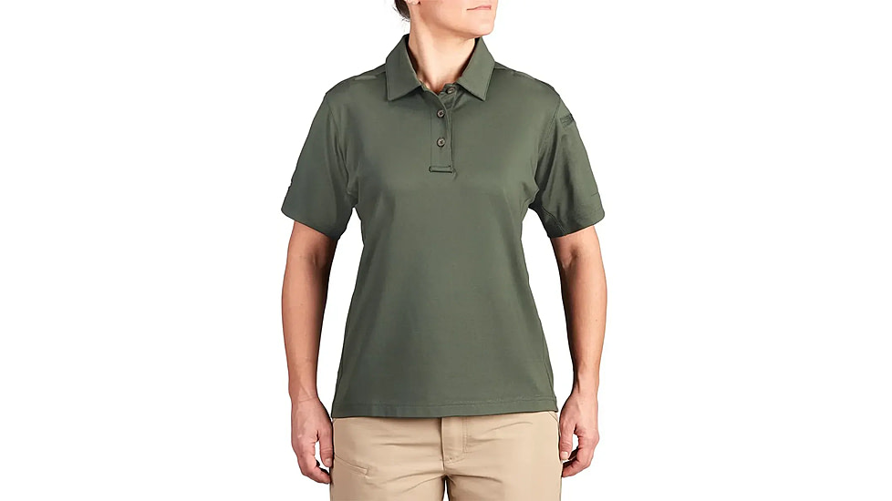 Propper EdgeTec Short Sleeve Polo - Womens, LE Olive, L, F58035M312L