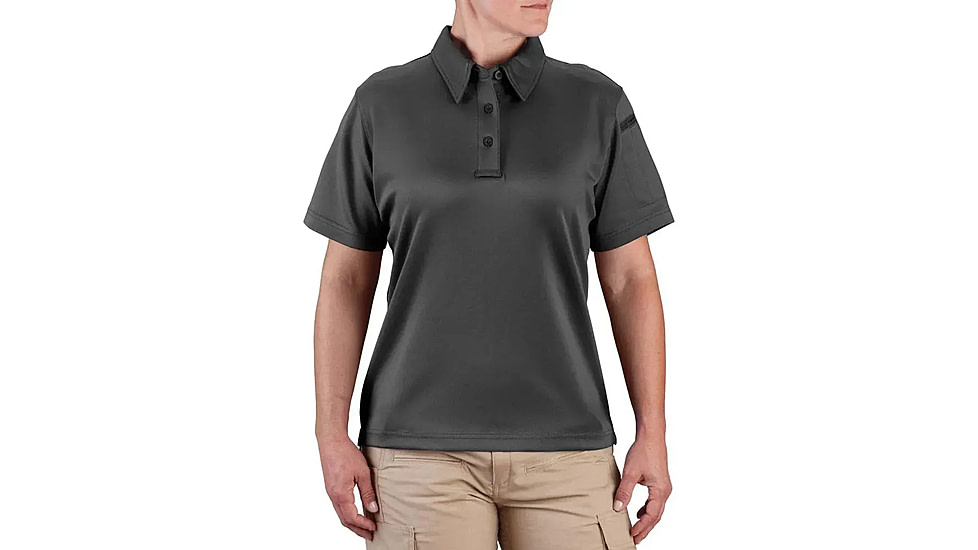 Propper I.C.E. Performance Short Sleeve Polo - Womens, Charcoal, XS, F532772015XS