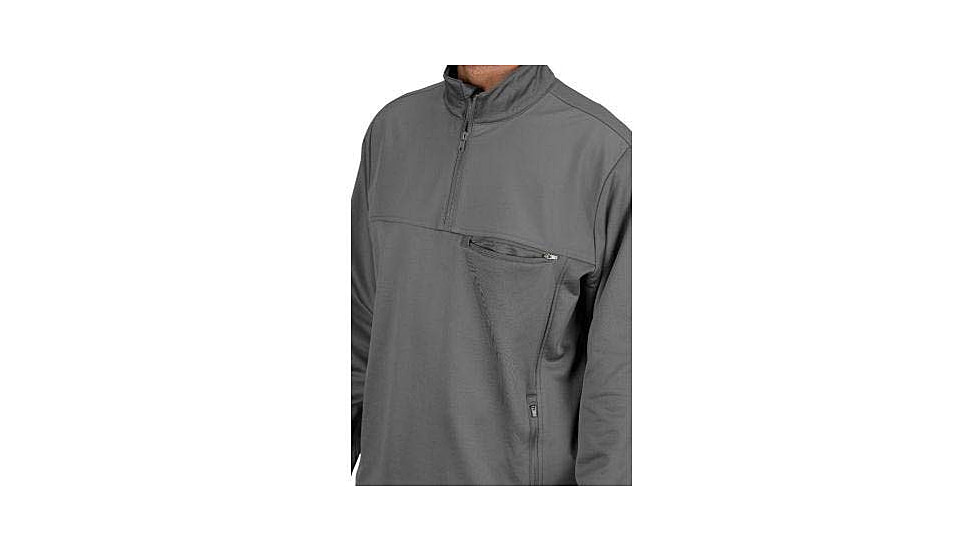 Propper Kinetic Quarter Zip Pullover, Charcoal, 4XL, F5432040154XL