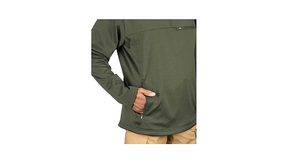 Propper Kinetic Quarter Zip Pullover, Olive, 5XL, F5432043305XL