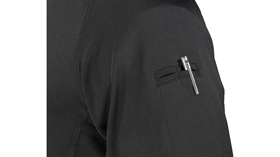 Propper Raglan Long Sleeve Utility Polo - Mens, Black, XS, F531301001XS