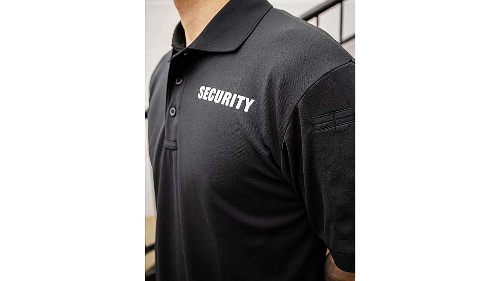 Propper Security Short Sleeve Polo - Mens, Black, 4XL, F58554C0014XL