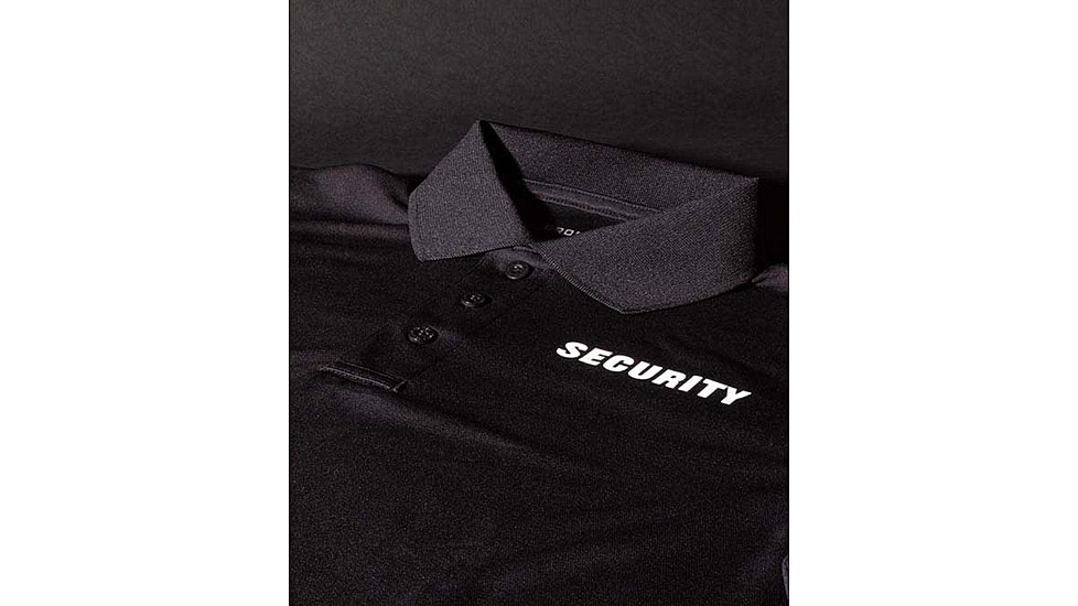 Propper Security Short Sleeve Polo - Mens, Black, 4XL, F58554C0014XL