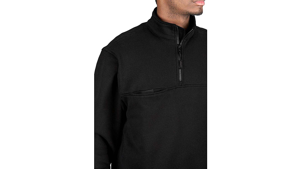 Propper Station 1/4 Zip Job Shirt - Mens, Black, Large, Long, F58366Y001L3