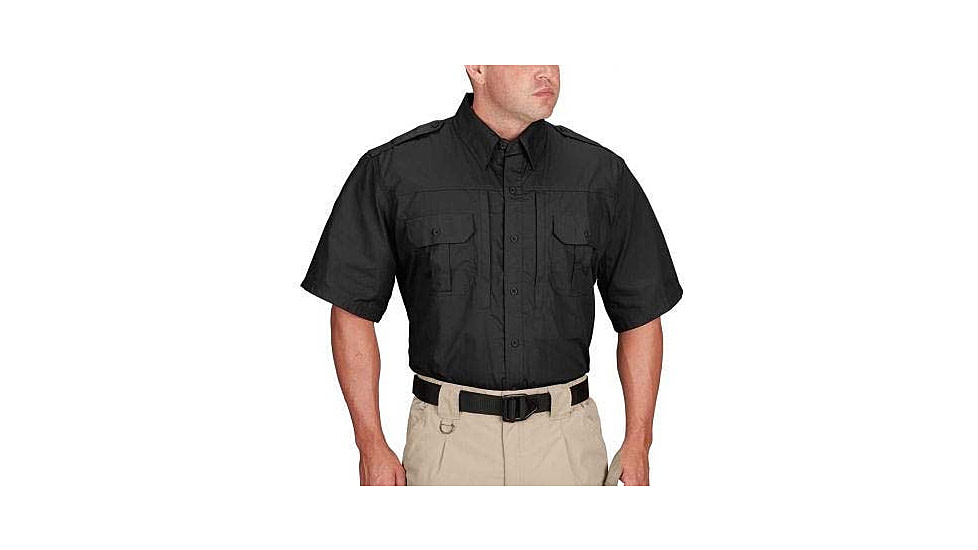 Propper Tactical Short Sleeve Shirt - Mens, Black, XXL, F531150001XXLL