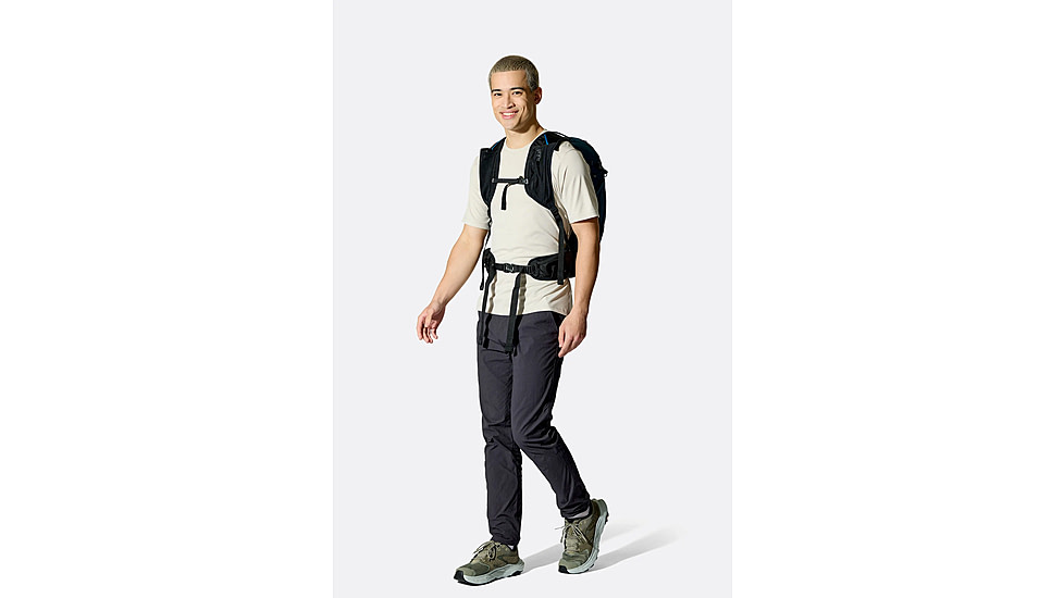 Rab Airox 24L Day Pack, Black, Medium, QAQ-10-BLK-MED