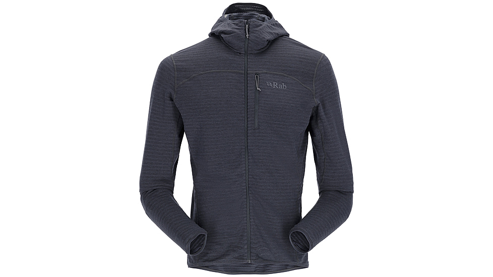 Rab Ascendor Light Hoody - Mens, Beluga, Medium, QFF-46-BEL-MED