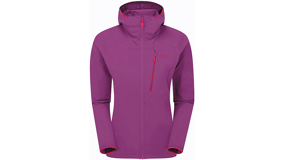 Rab Borealis Alpine Hoody - Womens, Plum, 14/Large, QWS-82-PLM-14