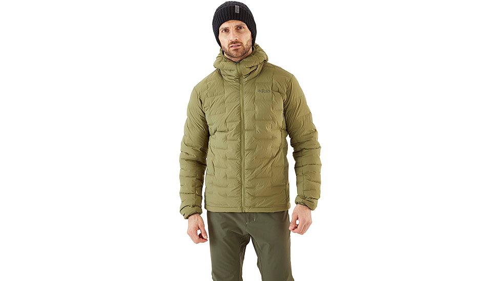 Rab Cubit Stretch Down Hoody - Mens, Chlorite Green, Extra Large, QDB-30-CHG-XLG