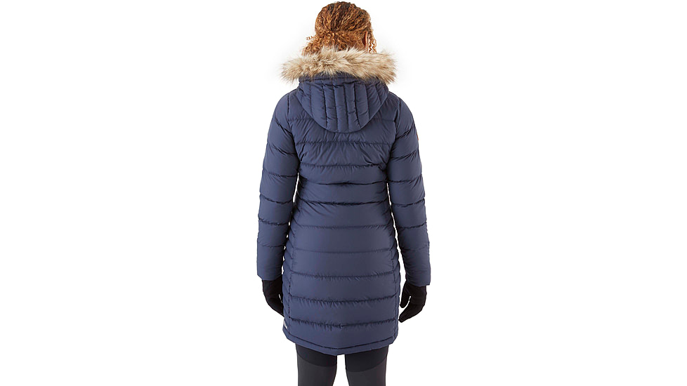 Rab Deep Cover Parka - Womens, Deep Denim, Large, QDB-33-DED-14
