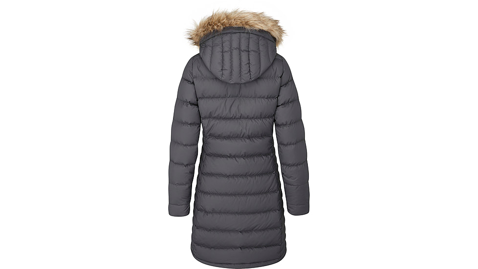 Rab Deep Cover Parka - Womens, Graphene, Small, QDB-33-GRH-10