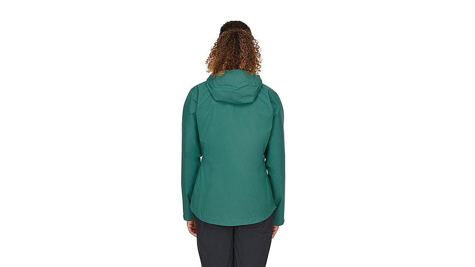 Rab Downpour Eco Jacket - Womens, Eucalyptus, 10, QWG-83-EUC-10