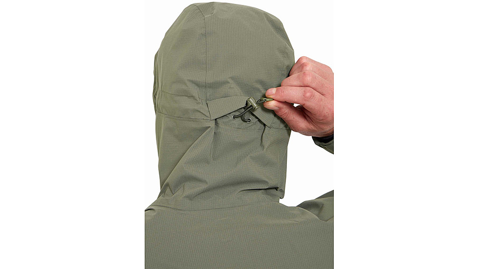 Rab Downpour Light Jacket - Mens, Light Khaki, Extra Large, QWG-90-LKH-XLG