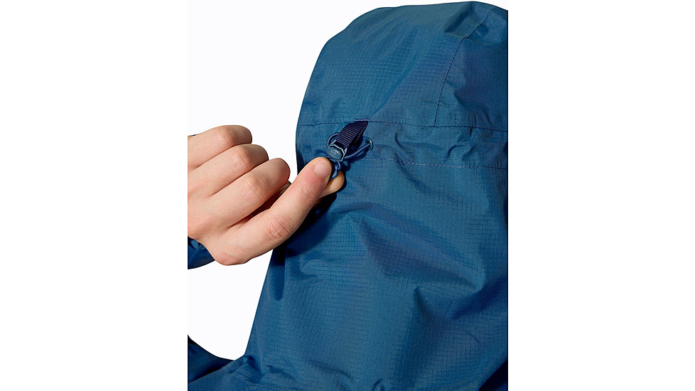 Rab Downpour Mountain Jacket - Mens, Tempest Blue, Medium, QWI-11-TMB-MED