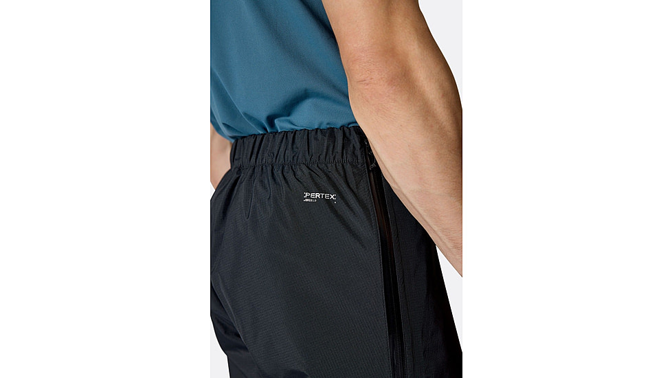 Rab Downpour Mountain Pants - Mens, Black, Extra Large, Regular, QWI-13-BLK-XLG-RG