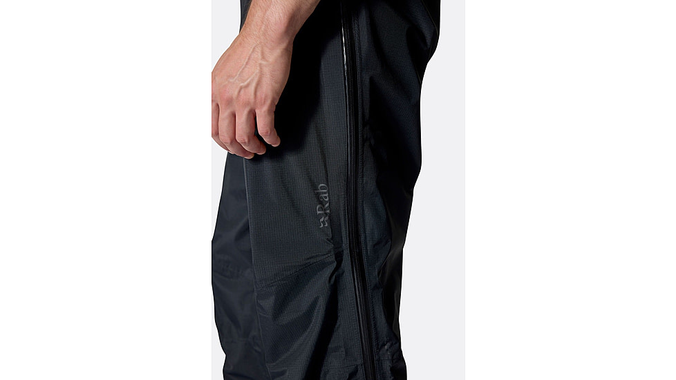 Rab Downpour Mountain Pants - Mens, Black, Extra Large, Regular, QWI-13-BLK-XLG-RG
