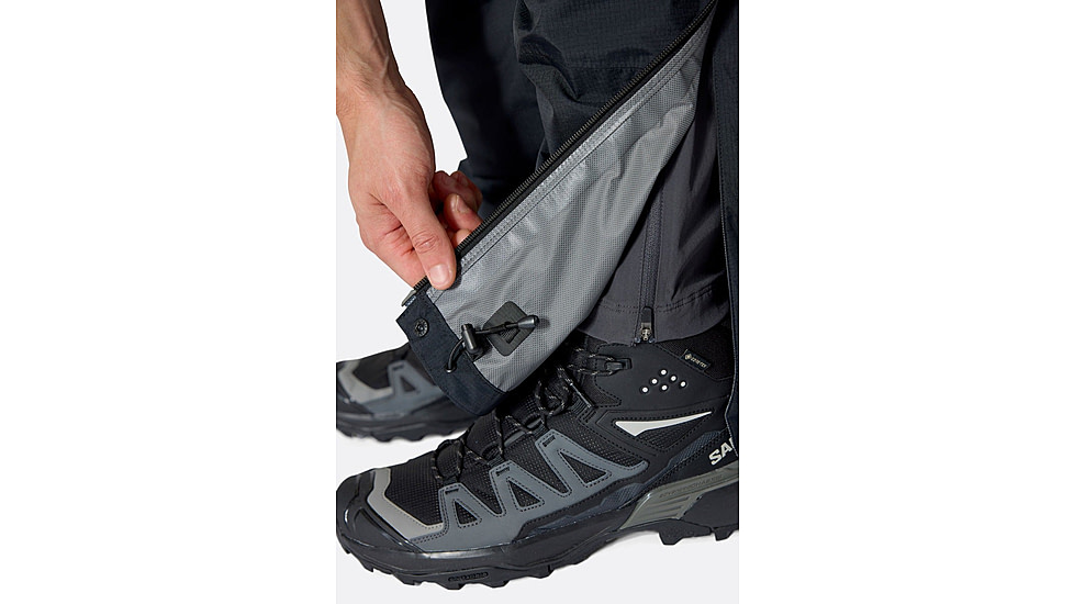 Rab Downpour Mountain Pants - Mens, Black, Extra Large, Regular, QWI-13-BLK-XLG-RG