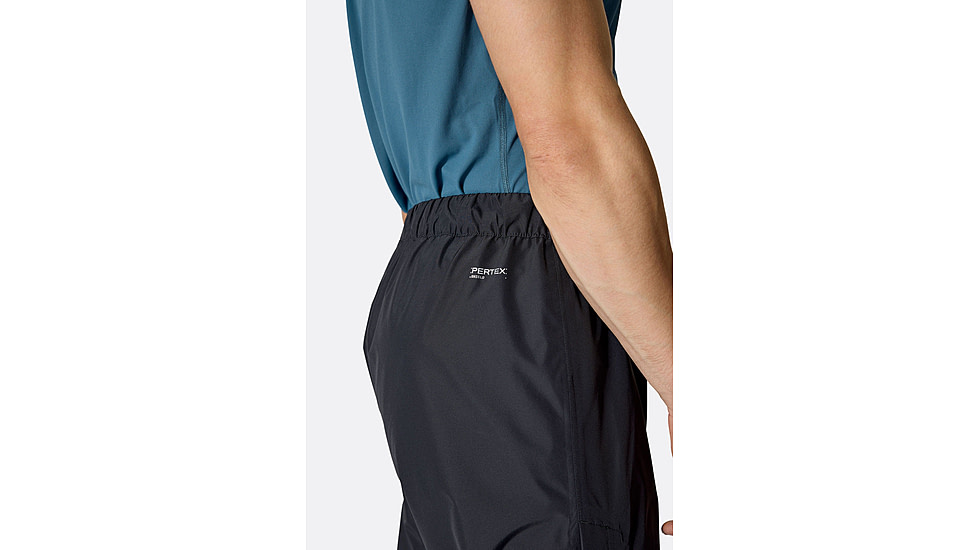 Rab Downpour Pants - Mens, Black, Medium, QWI-27-BLK-MED