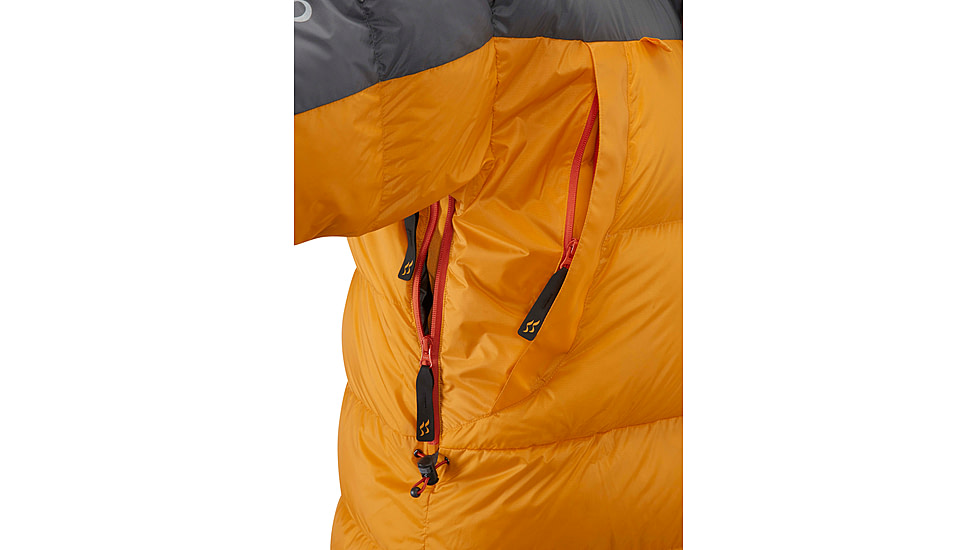 Rab Expedition 8000 Jacket, Gold/Shark, Extra Large, QED-21-GO-XL