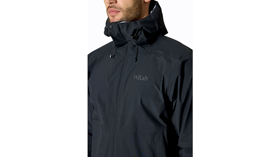 Rab Firewall Jacket - Mens, Black, Large, QWI-08-BLK-LRG