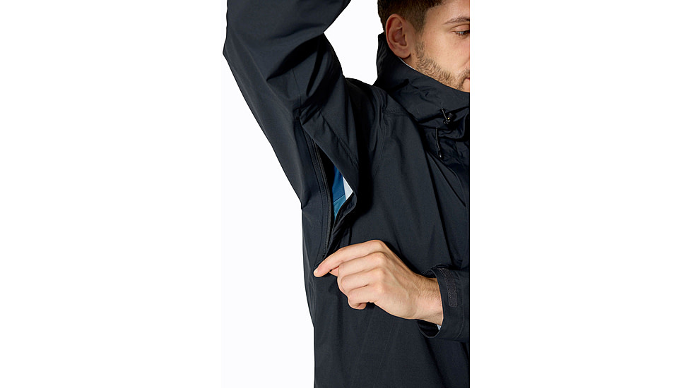 Rab Firewall Jacket - Mens, Black, Large, QWI-08-BLK-LRG