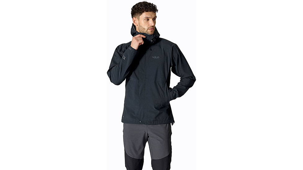 Rab Firewall Jacket - Mens, Black, Large, QWI-08-BLK-LRG