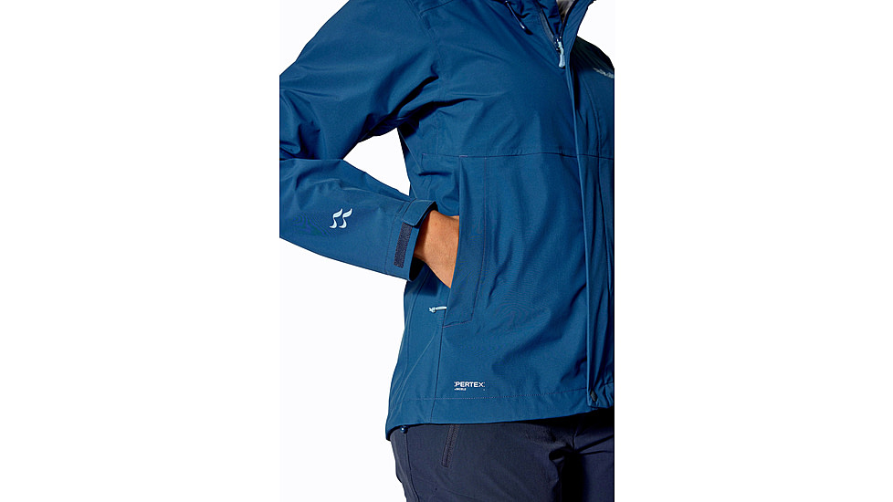 Rab Firewall Jacket - Womens, Tempest Blue, 10/Small, QWI-09-TMB-10