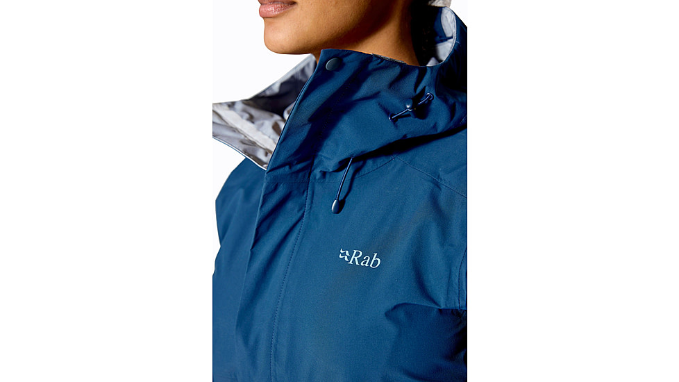 Rab Firewall Jacket - Womens, Tempest Blue, 10/Small, QWI-09-TMB-10