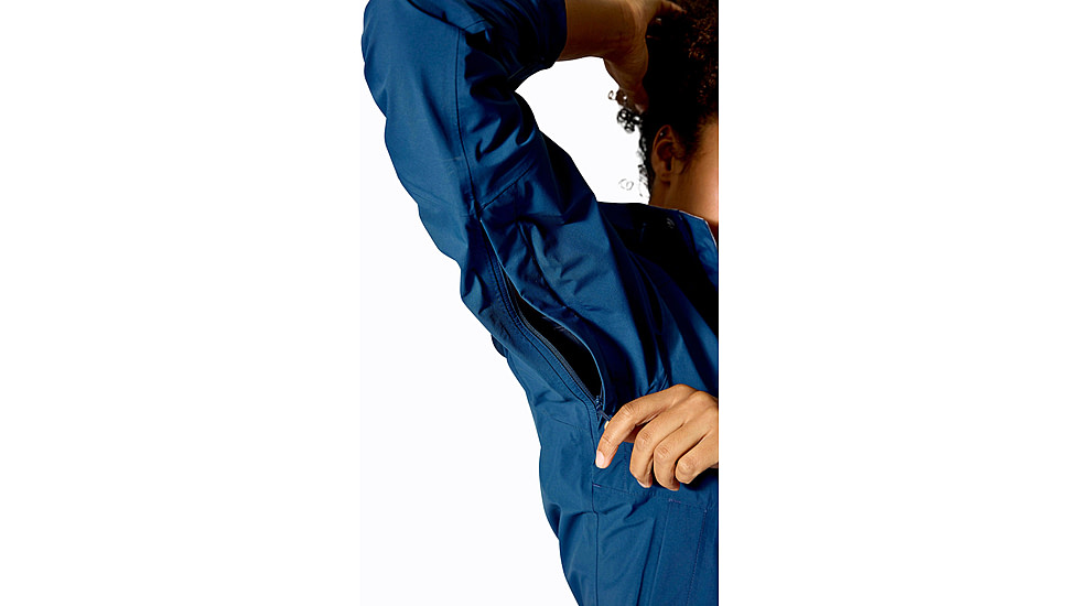 Rab Firewall Jacket - Womens, Tempest Blue, 10/Small, QWI-09-TMB-10