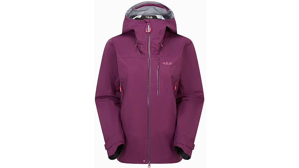 Rab Firewall Mountain Jacket - Womens, Mulberry, 10/Small, QWG-97-MUL-10