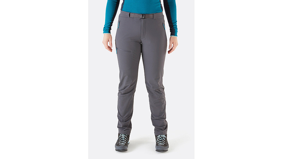 Rab Incline AS Pants - Womens, Graphene, Extra Small, Regular, QFU-85-GRH-08-RG