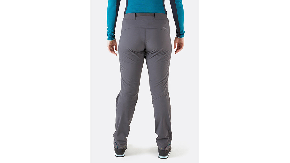 Rab Incline AS Pants - Womens, Graphene, Extra Small, Regular, QFU-85-GRH-08-RG