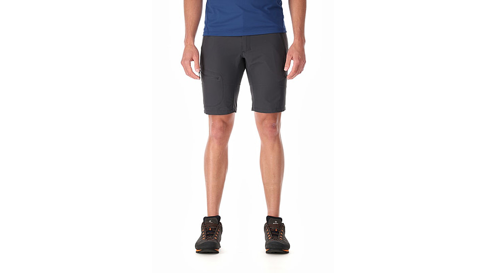 Rab Incline Light Shorts - Mens, Anthracite, 32, 10 in, QFV-07-ANT-32-10
