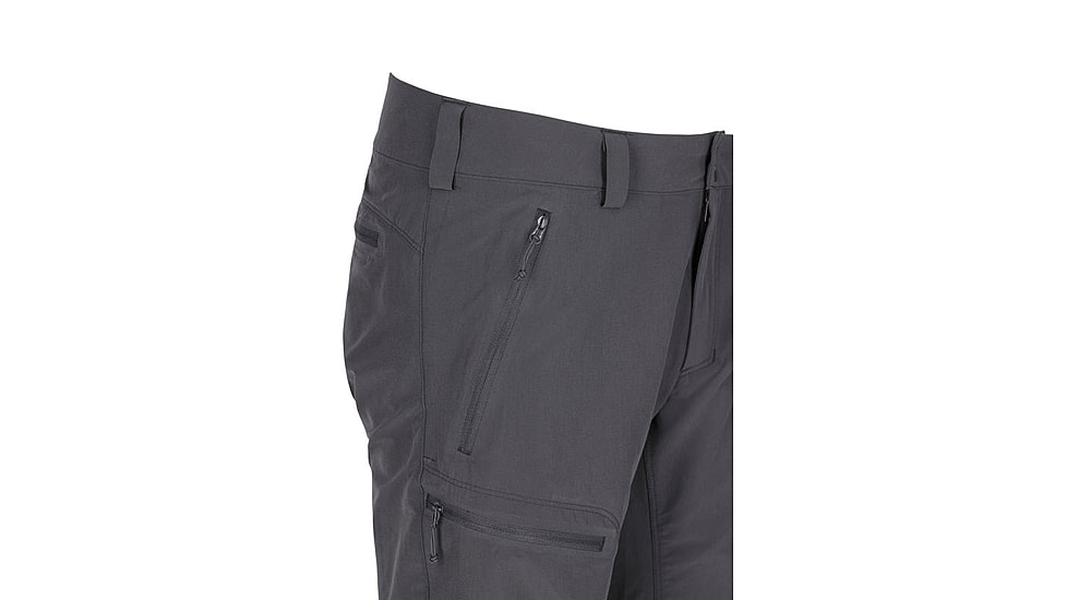 Rab Incline Light Shorts - Mens, Anthracite, 32, 10 in, QFV-07-ANT-32-10