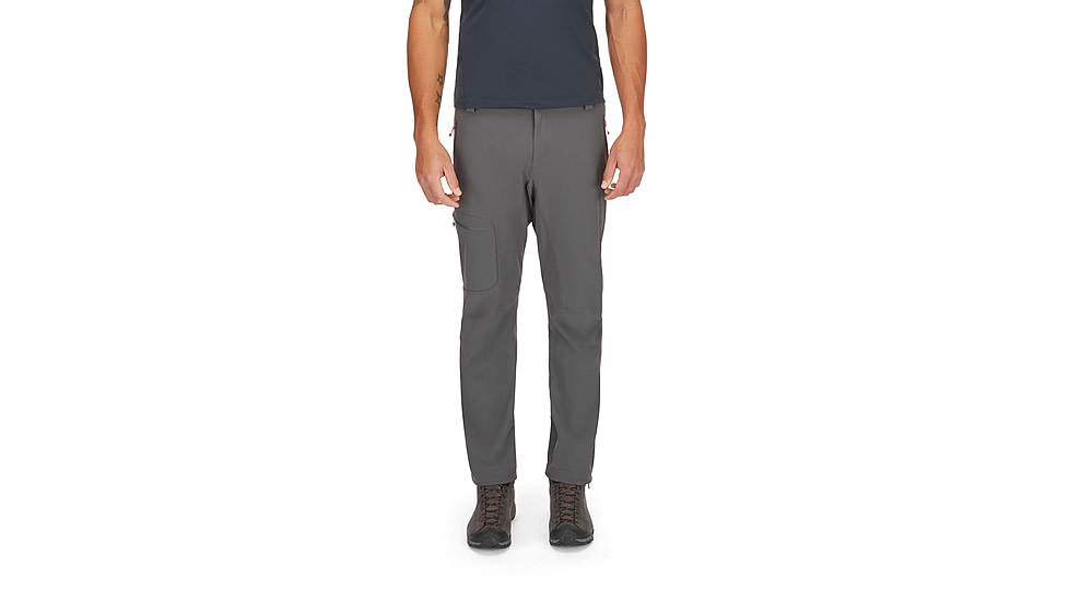 Rab Incline Pants - Mens, Graphene, 32 Regular Leg, QFV-01-GRH-32-RG