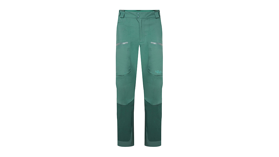 Rab Khroma Converge Pants - Womens, Eucalyptus/Green Slate, 8 US, Regular, QFG-30-EGS-08-RG