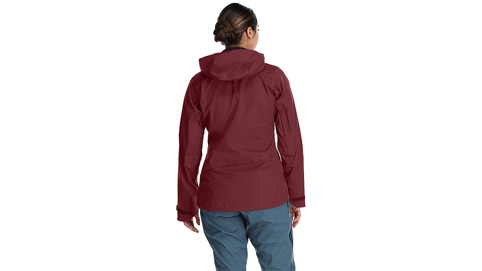 Rab Khroma Kinetic Jacket - Womens, Deep Heather, Large, QWH-39-DEH-14
