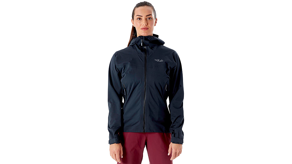 Rab Kinetic 2.0 Jacket - Womens, Beluga, 8, QWG-75-BE-08
