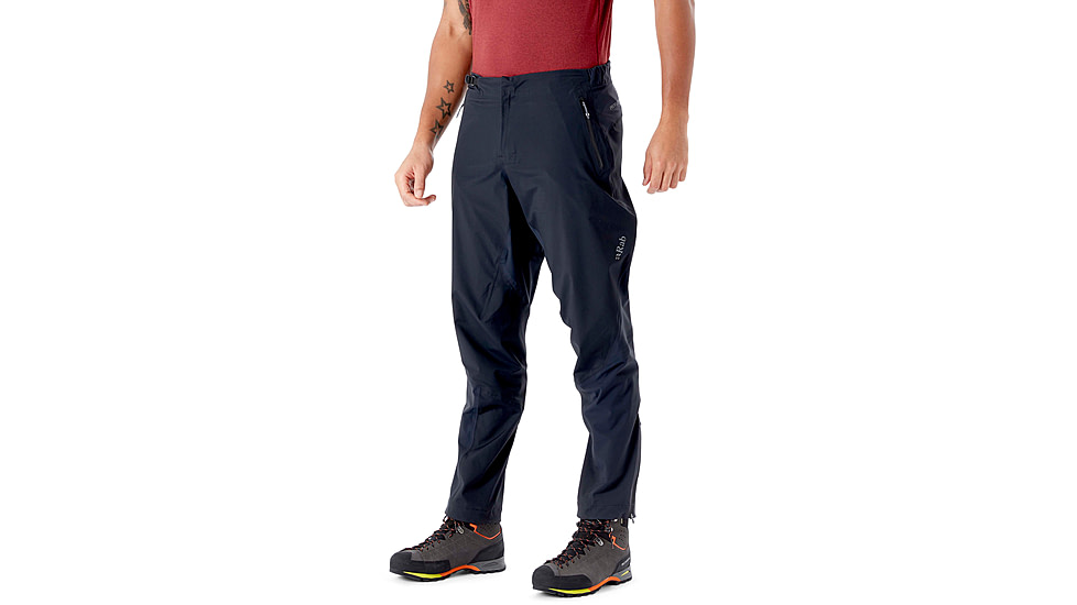 Rab Kinetic Alpine 2.0 Pants - Mens, Black, 34, Long, QWG-71-BL-L-XL