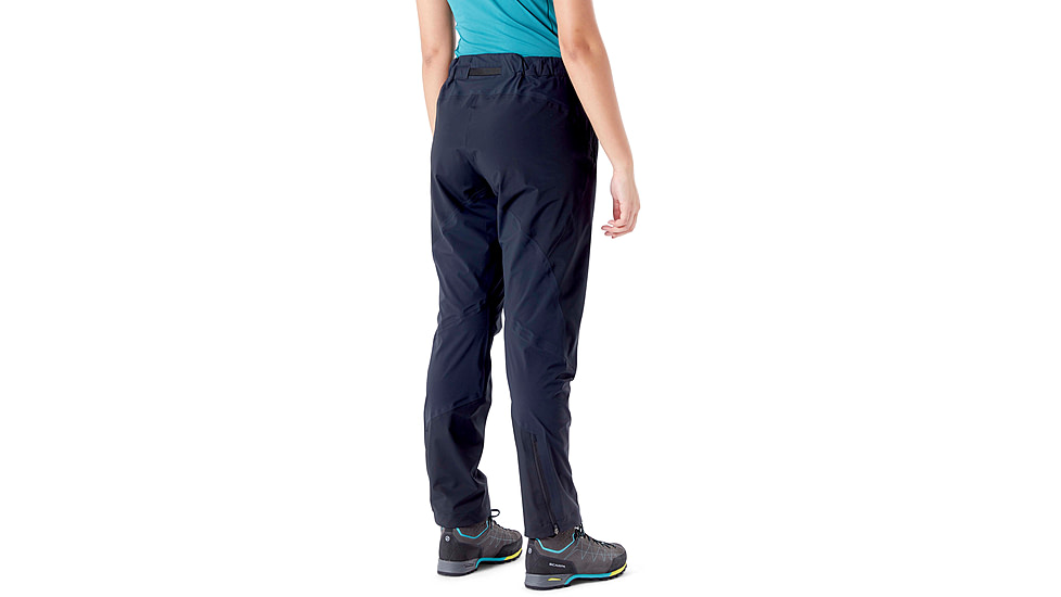 Rab Kinetic Alpine 2.0 Pants - Womens, Black, 14, Short, QWG-72-BL-14-XS