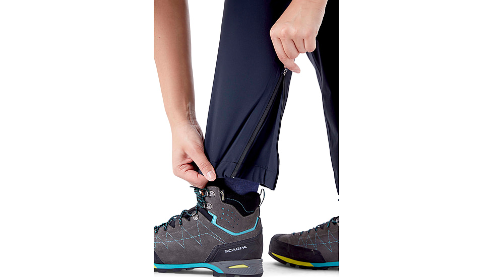 Rab Kinetic Alpine 2.0 Pants - Womens, Black, 14, Short, QWG-72-BL-14-XS