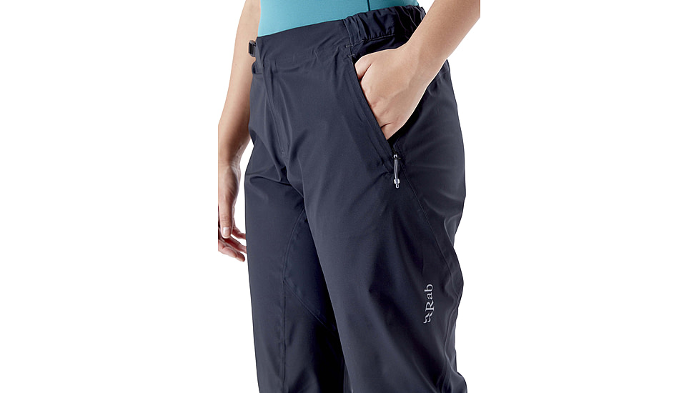 Rab Kinetic Alpine 2.0 Pants - Womens, Black, 14, Short, QWG-72-BL-14-XS