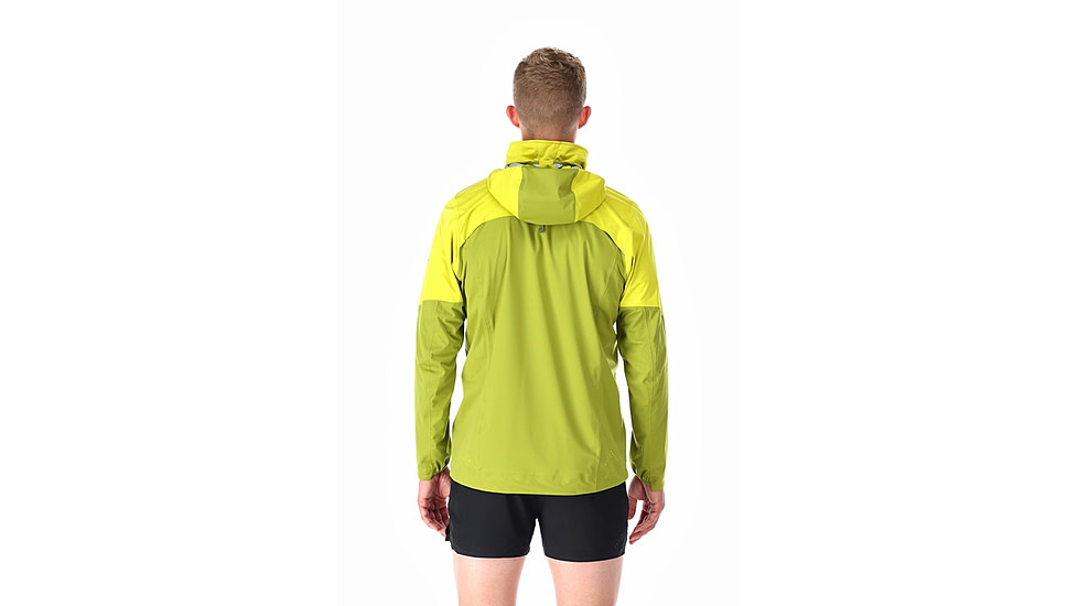 Rab Kinetic Ultra Jacket - Men's, Medium, Aspen Green/Zest, QWH-13-ASZ-MED