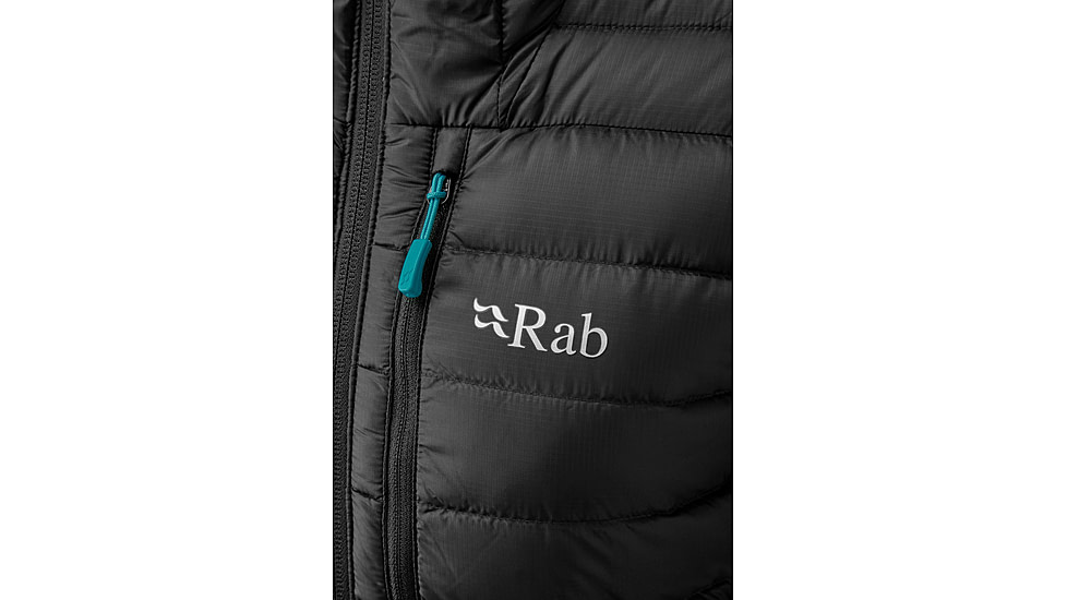 Rab Microlight Alpine Jacket - Women's, 8 UK, Black, QDB-13-BL-08