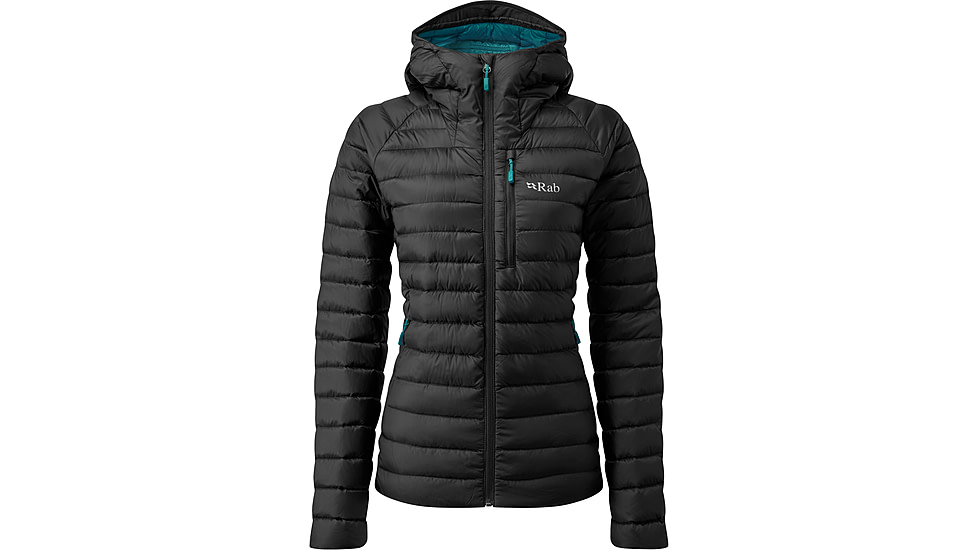 Rab Microlight Alpine Jacket - Women's, 8 UK, Black, QDB-13-BL-08