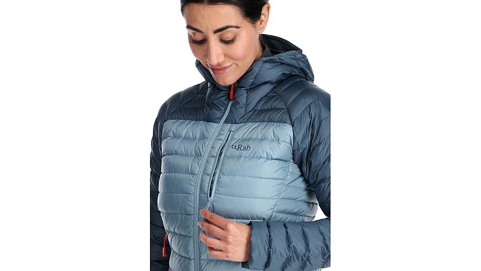 Rab Microlight Alpine Jacket - Women's, 8 UK, Orion Blue/Citadel, QDB-13-OBC-08