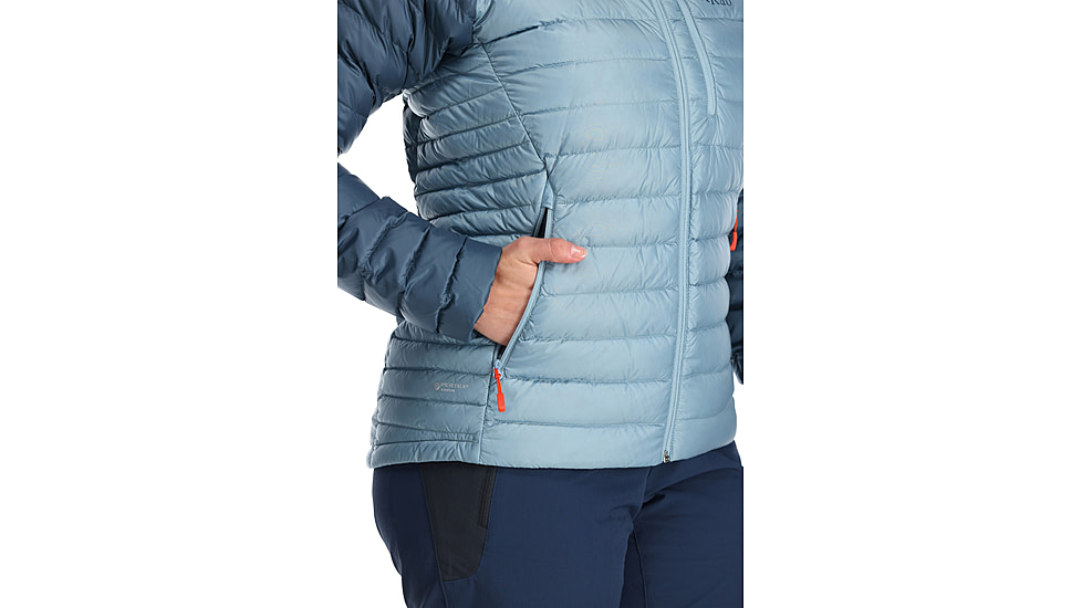 Rab Microlight Alpine Jacket - Women's, 8 UK, Orion Blue/Citadel, QDB-13-OBC-08