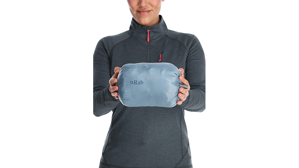 Rab Microlight Alpine Jacket - Women's, 8 UK, Orion Blue/Citadel, QDB-13-OBC-08