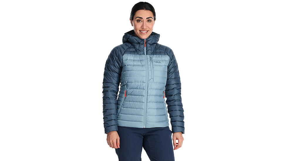 Rab Microlight Alpine Jacket - Women's, 8 UK, Orion Blue/Citadel, QDB-13-OBC-08